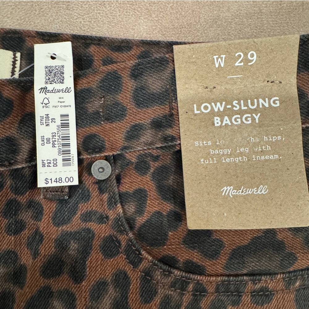Leopard Print Women Jeans - Picture 8 of 14